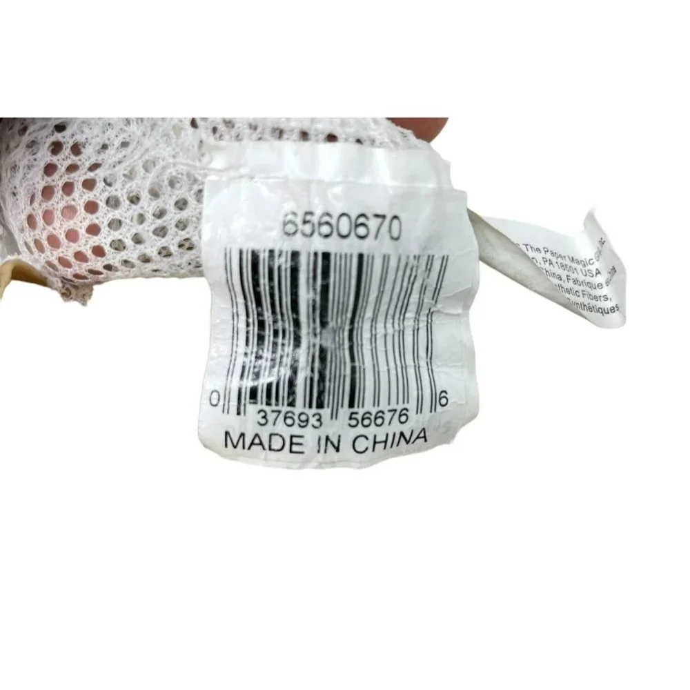 The Paper‎ Magic Group Halloween 2003 Mask Creepy Zombie Full Head White Hair
